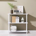 다용도 오픈 보조 홈카페 나무 선반 침대 쇼파 옆 거실 협탁 인테리어 거실장 책장 화이트 : 리빙플라스크