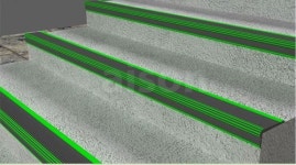 [아이손] 국내생산 굿스텝 논슬립 접착식 광폭 계단 미끄럼 방지대 (1.2M/ 2M) : 아이손 공식스토어