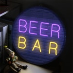 nr242-LED액자 35R 비어바 호프집 술집 개업선물 : 원츄