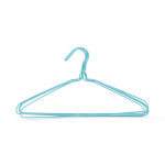 철제 옷걸이 행거 옷장정리 행거 매장용 셔츠 교복 세탁소 옷걸이 블루 5P : 라이프랩LIFELAB