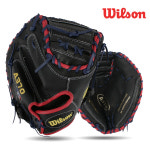 윌슨 야구 글러브 34인치 포수 미트 캐처 A370 우투용 왼손착용 포수용 베이스볼 : 펜싱의계절