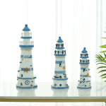 여름 지중해 등대 빈티지 모형 23cm 장식 소품 : 별의1평