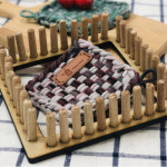 펠트박스 업사이클링 양말목공예 사각직조틀 티매트 만들기 세트 DIY (양말목 포함) : 토이삭스