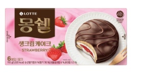 몽쉘통통 딸기 케이크(32gx6봉) 총192g 논산딸기 : 코코딜리 분당용인