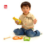 어린이집 악기교구 귀여운 호랑이 딸랑이 완구 영아 : 르봉상점