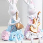 토끼 커플 인형 파스텔 버니  마블 장식품  래빗 장식 인테리어 소품 디자인 아이디어 상품 : 별더하기