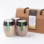 함초소금+핑크솔트 C단지 결혼 결혼식 답례품 소금 선물세트 장례 돌 교회 조의 부고 부의 : 온라인 소담