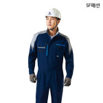 춘하 잠재권축사 스판 스즈끼 정비복 우주복 작업복 : SF패션