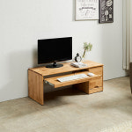 온가구 온라인가구단지 엘다 원목 좌식 컴퓨터책상 1050 PC노트북테이블 : 온가구