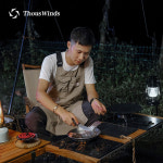 Thous Winds 캠핑 바비큐 캔버스 공방 수납 다용도 에이프런 조끼 앞치마 : 하드캐리몰
