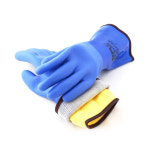 쇼와 495 PVC 겨울 코팅 방한 내유 내화학 기모 삼중코팅 안전 작업용 장갑 : 나우안전