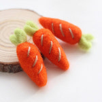 양모 펠트 미니 당근 부자재 인테리어 소품 디자인 아이디어 상품 : 별더하기