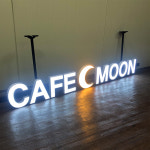 셀프간판 조명 채널 입체글자 행잉형 간단시공 도어사인 창문 유리창 광고 카페 LED 간판 : 우영엘이디