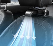 통풍 카시트용 고성능 팬 써큘레이터 세기조절 USB 쿨링 승용 RV SUV 트럭 화물차 : 무니랜드