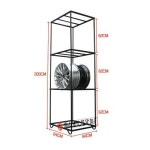 자동차 타이어 휠 전시대 거치대 선반 랙 진열대 업소용 4S숍 튜닝숍 타이어와이어 : 마켓스테이션