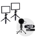 개인 1인 유튜브 방송장비 웹캠 마이크 세트 : 엘케이포토