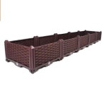 야외 화분 랙 방부목 발코니 플랜트 박스 베란다 미니텃밭 채소 대형 옥상 30cm 단열 : 마켓스테이션