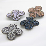 제이로렌 H0249 더클로버 스와로브스키 헤어자동핀 : 제이로렌