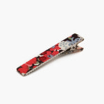 제이로렌 플라워 패턴 페브릭 집게 헤어핀 [H0114] : 제이로렌