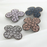 제이로렌 H0249 더클로버 스와로브스키 헤어자동핀 : 제이로렌