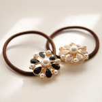 제이로렌 H0318 에나멜 플라워 헤어끈 (2 Colors) : 제이로렌