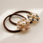 제이로렌 H0318 에나멜 플라워 헤어끈 (2 Colors) : 제이로렌