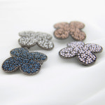 제이로렌 H0249 더클로버 스와로브스키 헤어자동핀 : 제이로렌