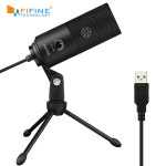 노트북 창용 fifine 금속 usb 콘덴서 녹음 마이크 카디오이드 스튜디오 녹음 보컬 보이스 오버 youtube-k669 : 웹월드