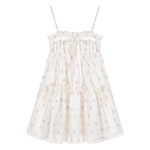 나시미니 오프숄더 레이스나시 신혼여행 나시 민소매 시스루 여성 휴양지 바캉스 끈나시 원피스 여름롱 화이트 : 몬슨마켓