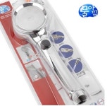 물아낌 수압상승 절수 샤워헤드 크롬 (4026) /샤워용 욕실용절수 샤워기 : 싸드라마켓