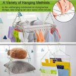 다기능 의류 건조대 스테인리스 스틸 세탁물 건조용 옷걸이 옷걸이 수건 양말 : 웹월드