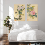 동양 한국화 민화 풍속화 교실 교육 그림 액자 인테리어 신사임당 수박과들쥐 세로형 7호 30x45 : 아란아트