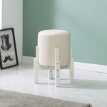 원목 감성 인테리어 디자인 높이 조절 체어 간이 스툴 모듈 디자인 화장대 식탁 카페 업소 가정 거실 보조 낮은 나무 우드 목재 풋 체어 면 마... 