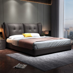 킹 퀸 패브릭 침대 다다미 워시 프리 기술 천 1.8 마스터 침실 천 보관 더블 14 : 마켓 에스