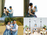 출장 돌 백일 스냅사진 촬영본 보정본 제공 소규모 한정식 뷔페 가정방문등 어디든 가능 : 아이비st