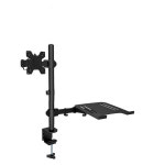 모니터 암 스탠드 높은 받침대 마운트 높이 조절 듀얼 거치대 m074 lcd 를 24 : NawinShop