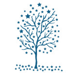 대문닷컴 스텐실 도안(ST-8022)별나무 : 대문닷컴