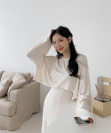 라라스텔라 [자체제작] 프란시스 크롭 티셔츠&원피스 SET (3colors) 여성 롱 슬림핏 데일리룩 : LALASTELLA