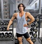 [FZCA] GYM 기본 나시 (6컬러) 헬스나시 짐웨어 민소매 헬스복 : 피지코어패럴