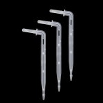 농업용호스 수도호수 물호스 4mm 곡선 벤드 화살표 드리퍼 4/7mm 호스 인터페이스 화살표 드리퍼 정원 농장 농업 마이크로 드립 관개... 