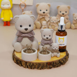 [노들공방 몰드] 향오일 리필용 미니미 곰탕이 몰드/ 소,대 / 곰인형몰드 / 인형몰드 (M2B241~44) : 노들공방