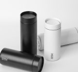 친환경 에코 텀블러 미르 스댕 스테인리스 보온 보냉 12 16 20 온스 화이트 블랙 : 어썸프렌즈