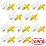 10 세트 토끼 마시는 자동 젖꼭지 물 토끼 마우스 젖꼭지 물 술꾼 설치류 가금류 농장 동물을위한 급수기 : 아빠존A