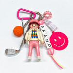 플레이모빌 이런 해저드귀신! 골프키링 보스톤백키링 보스턴백키링 골프백키링 캐디백키링 이니셜키링 : 몽키링