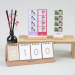 포토인생 네컷액자 원목 각인 아크릴액자 4x6 스탠드 미니 사진 4컷 보관 : 선물플러스