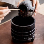 [다도 다구 퇴수통] 예향원 순수공 순동덮개 메탈 향로 퇴수기 E-9157 : 예향원