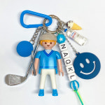 플레이모빌 티박스 매트싫오! 골프키링 보스톤백키링 보스턴백키링 골프백키링 캐디백키링 이니셜키링 : 몽키링