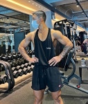 [FZCA] GYM 기본 나시 (6컬러) 헬스나시 짐웨어 민소매 헬스복 : 피지코어패럴