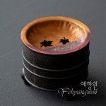 [다도 다구 퇴수통] 예향원 순수공 순동덮개 메탈 향로 퇴수기 E-9157 : 예향원