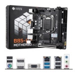 h81/h61/b75/b85 마더보드 1150/1155 핀 CPU 세트 ITX : Valge